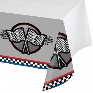 Racing Car Grand Prix Flag Table Cover
